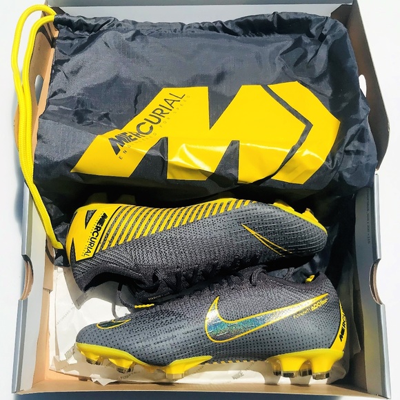 nike mercurial gray and yellow